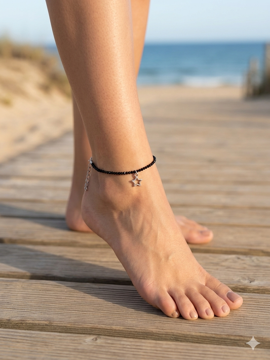 Star Beaded Anklet
