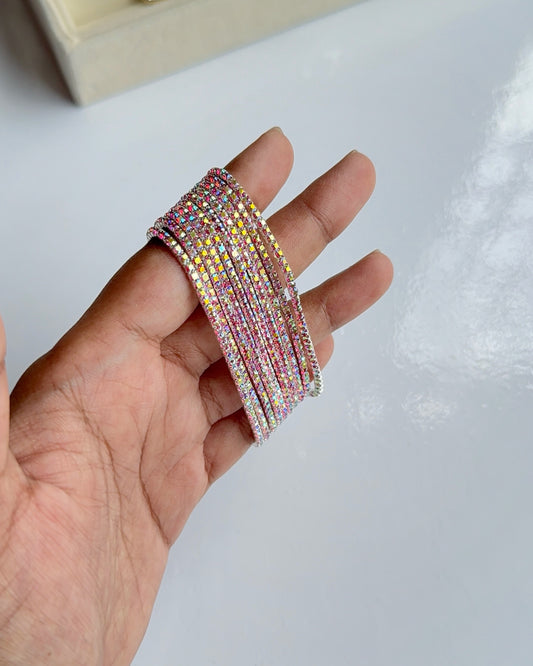 Cotton Candy Rhinestone Bracelet