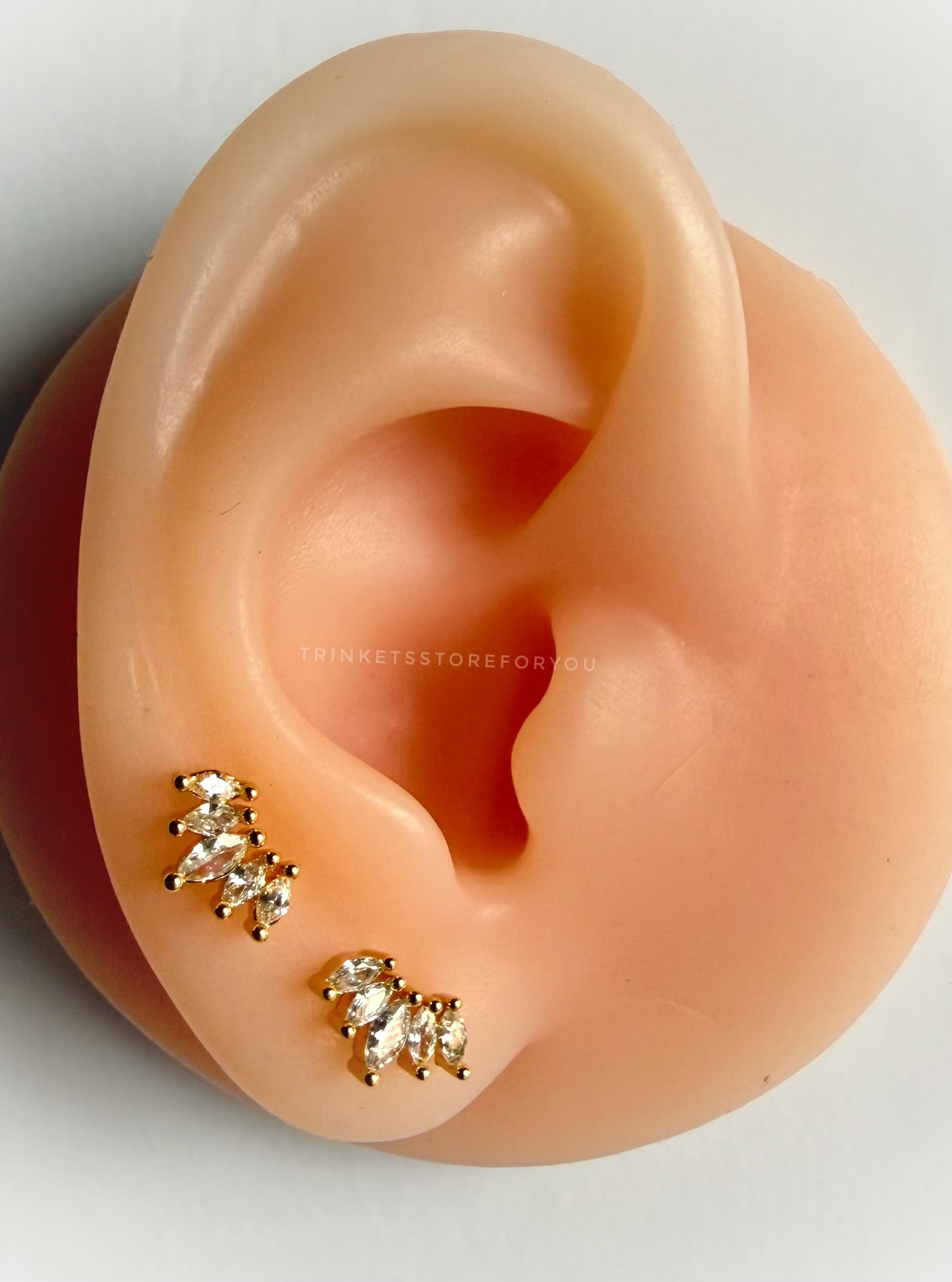 Leaf Cluster Ball Back Studs