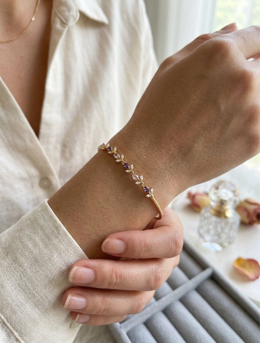 Pink-Purple Tulip Bangle
