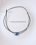 Acrylic Evil Eye anklet
