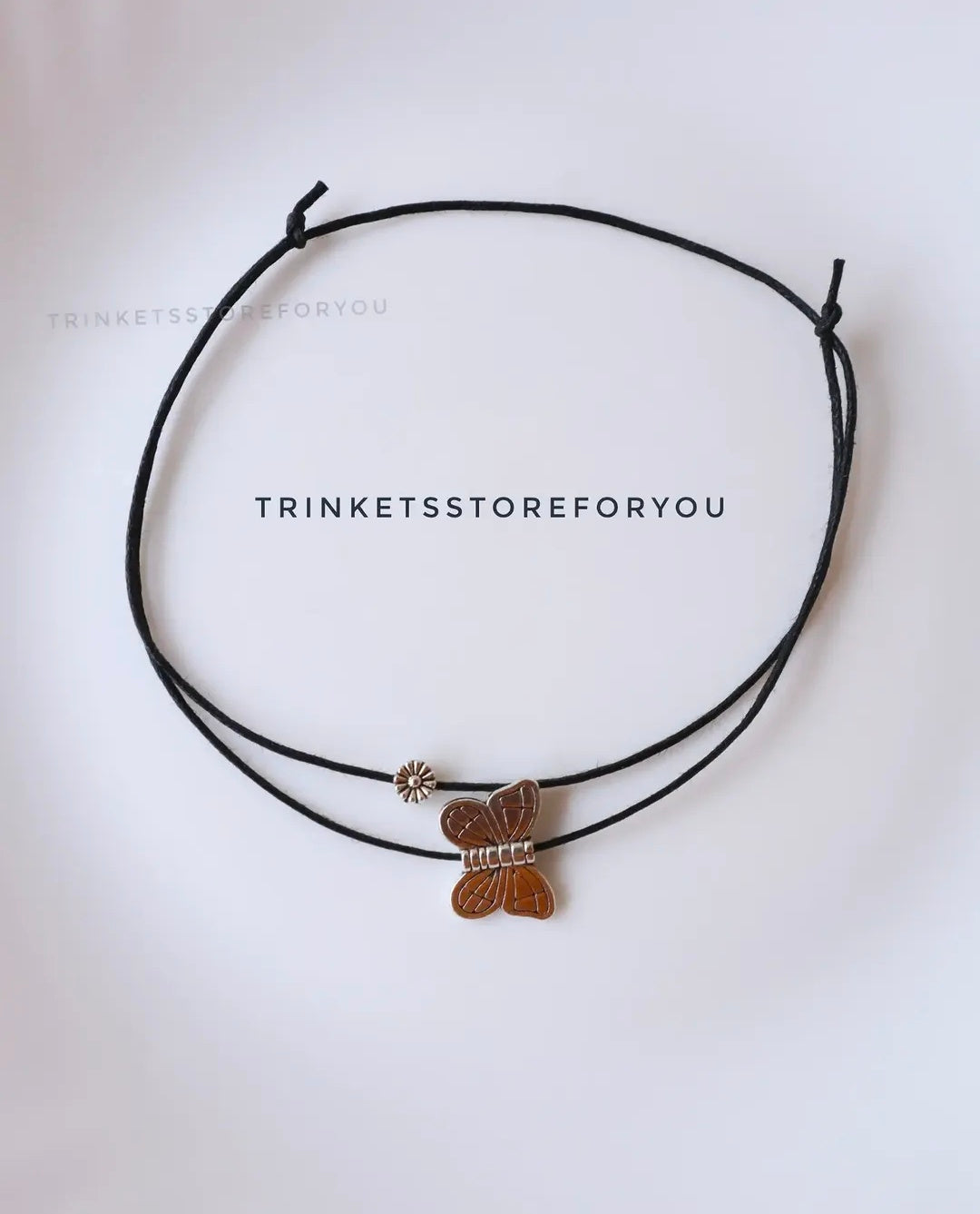Daisy Butterfly Anklet