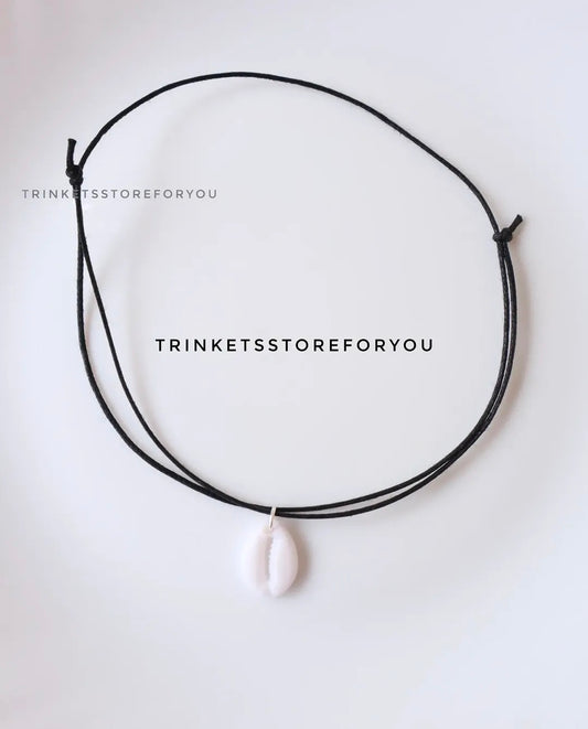 Cowrie shell anklet