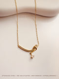 Luna curve necklace