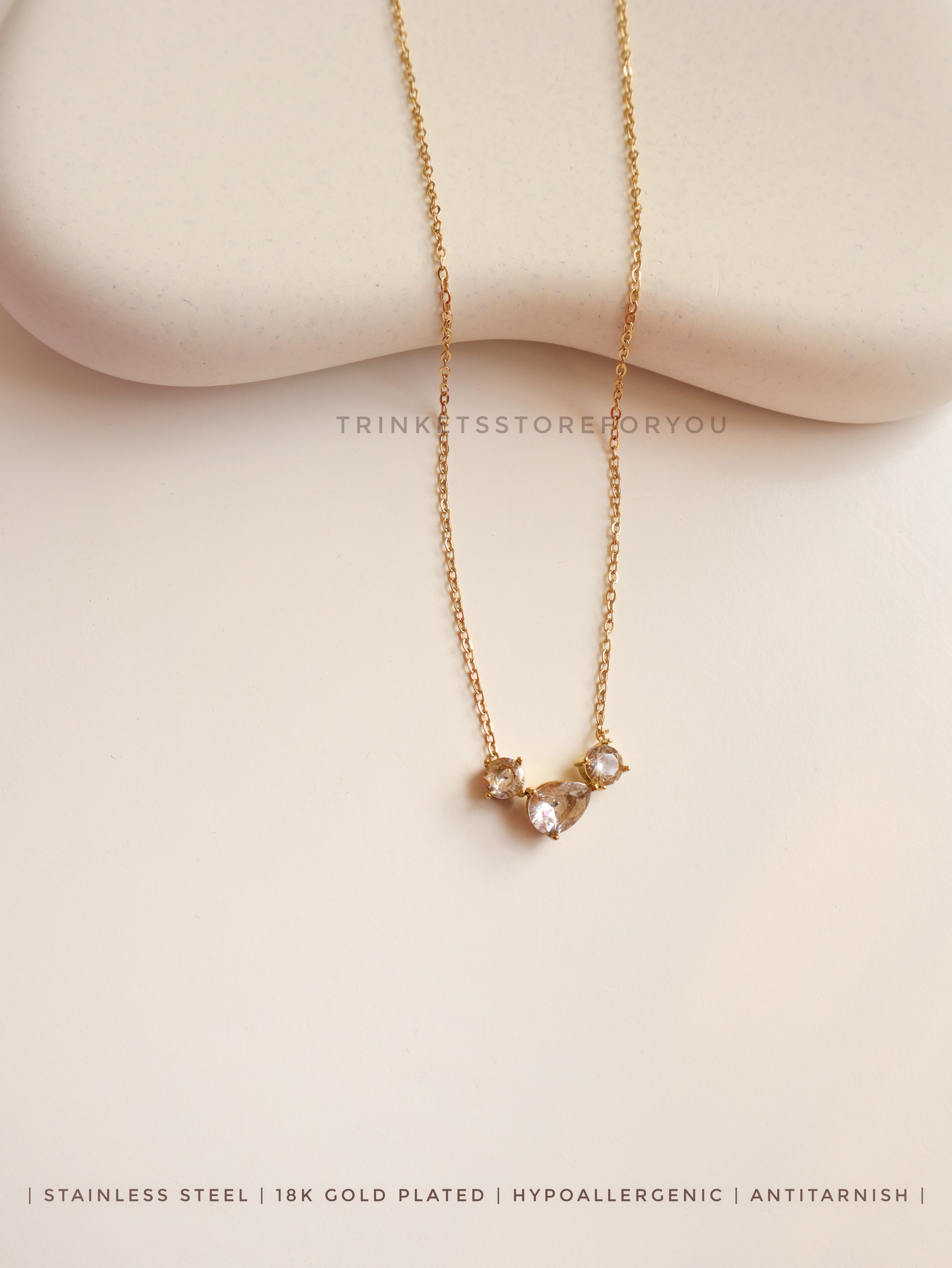 Trio Spark Necklace