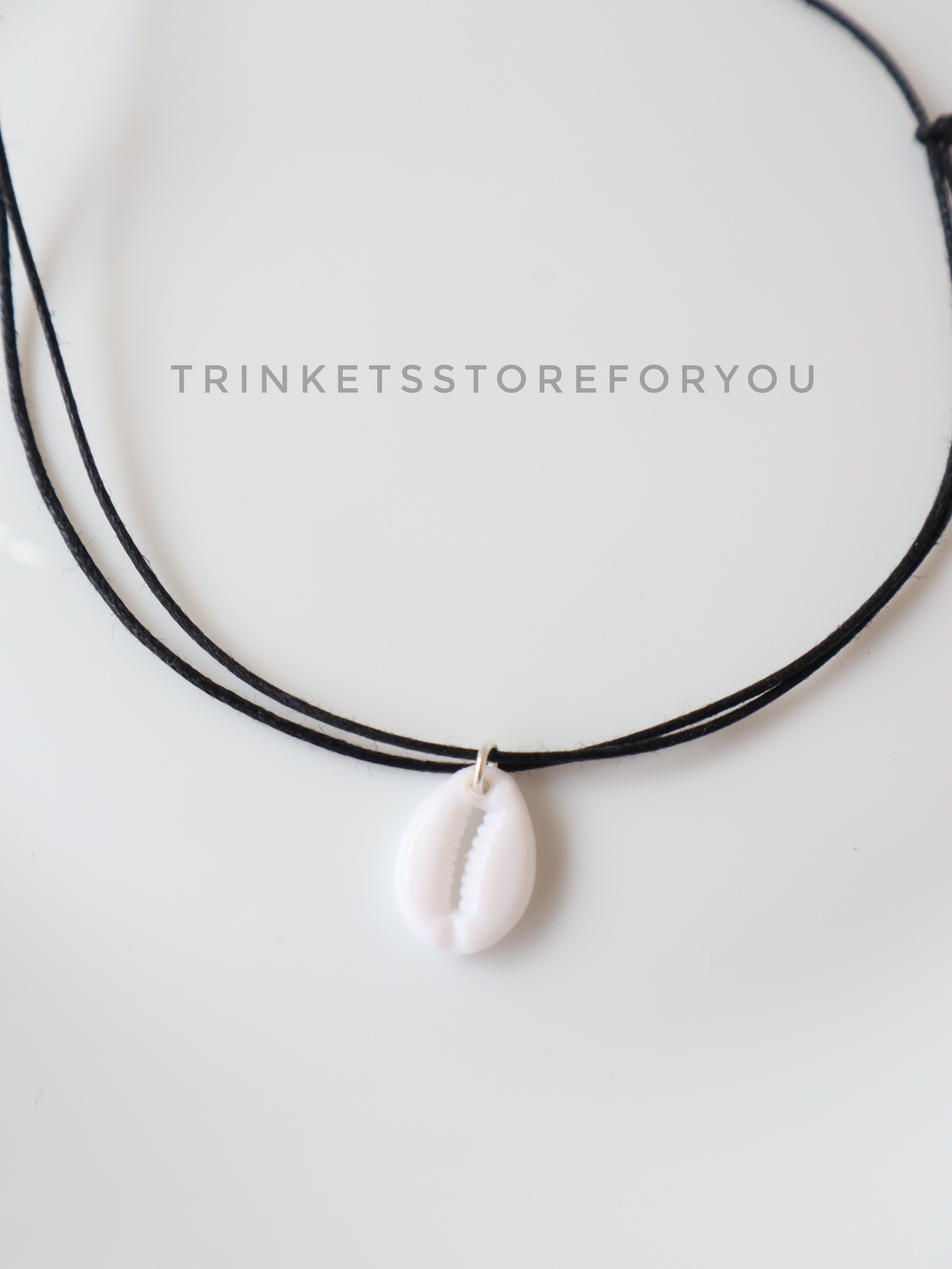 Cowrie shell anklet